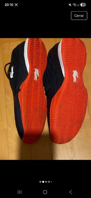 Zapatillas Tenis Padel Lacoste Roland Garros Talla