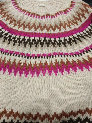 Jersey de lana con estampado