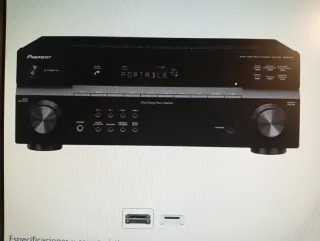 Receptor AV Pioneer VSX-418 Negro