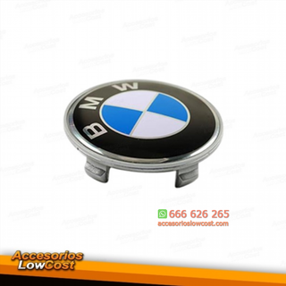 KIT DE 4 EMBLEMAS PARA LLANTA, 68 MM DE SERIE