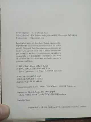 El libro de los mapas mentales (Crecimiento per...