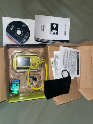 Cámara de fotos acuática vintage