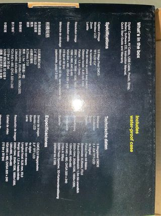 Cámara de fotos acuática vintage