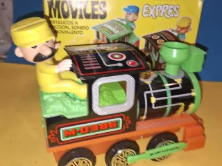 Locomotora Hojalata Obertoys Juguete Antiguo