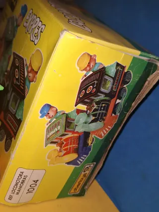 Locomotora Hojalata Obertoys Juguete Antiguo