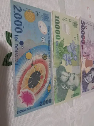 Billetes Rumanía lote de 5