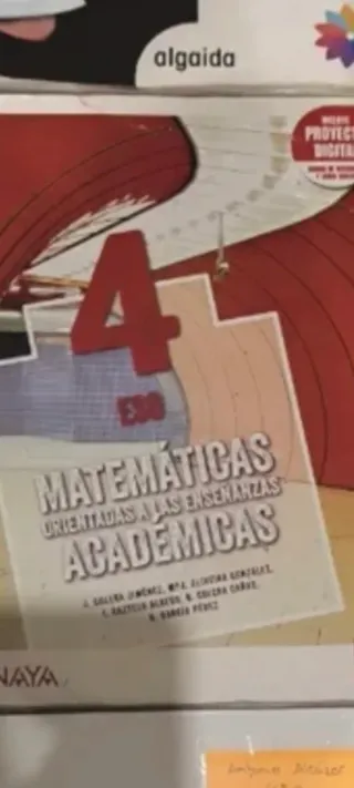 Libros de texto 4°ESO