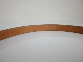 Cintura donna verde fibbia oro