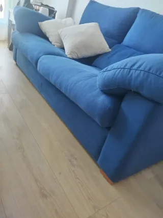 Conjunto Sofá 3+2 plazas azul