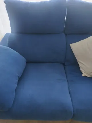 Conjunto Sofá 3+2 plazas azul