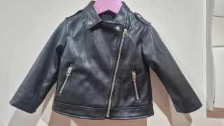 Cazadora niña Zara polipiel 12-18 meses