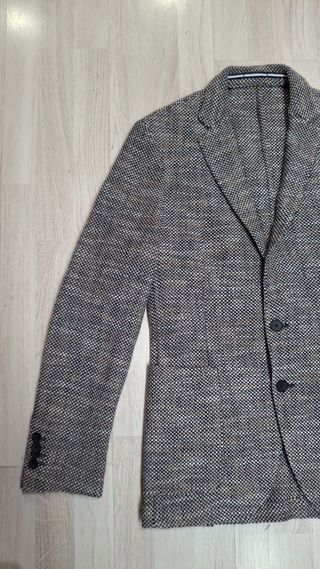 Americana Hugo Boss Marrón y Gris