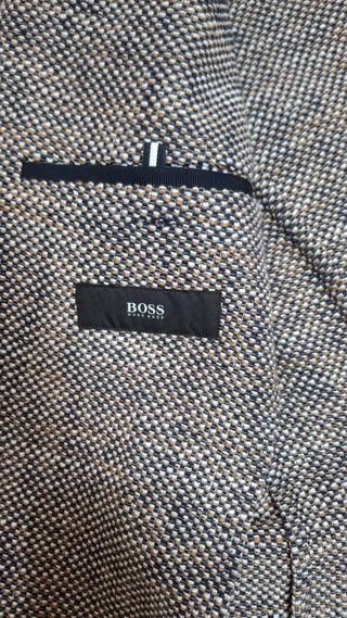 Americana Hugo Boss Marrón y Gris