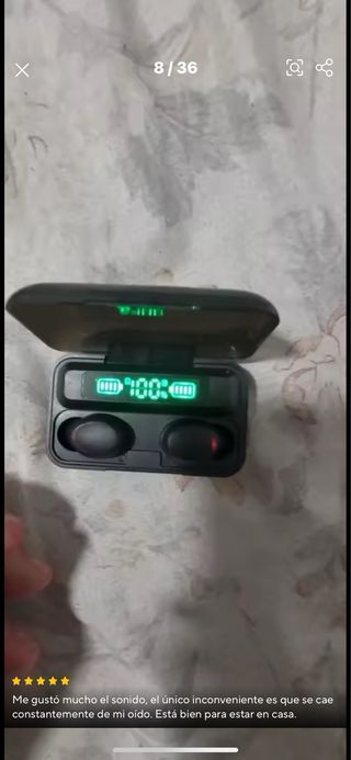 Auriculares Inalámbricos Bluetooth Negros