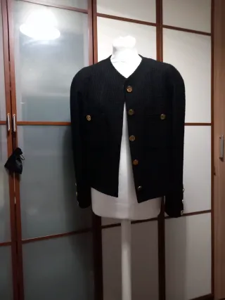 Cazadora  Chanel "la petit noir tweed"