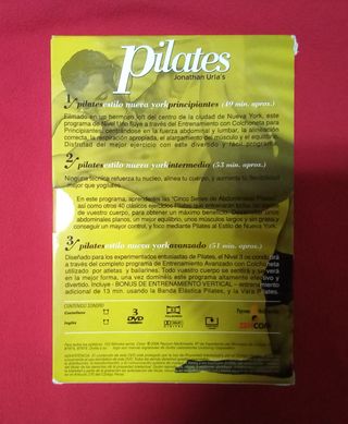 Curso Pilates DVD Jonathan Urla 3 Niveles