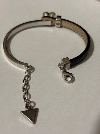 Bracciale Guess donna cuore strass nero argento