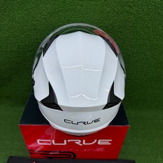 Casco Moto Jet Curve Mercury Talla M Blanco