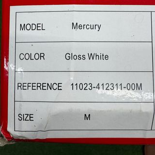 Casco Moto Jet Curve Mercury Talla M Blanco