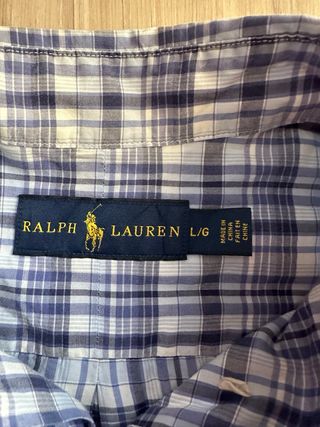 Camisa Ralph Lauren Manga Larga Talla L