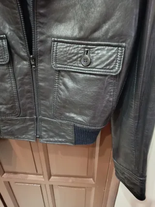 Chaqueta Piel Auténtica Negra