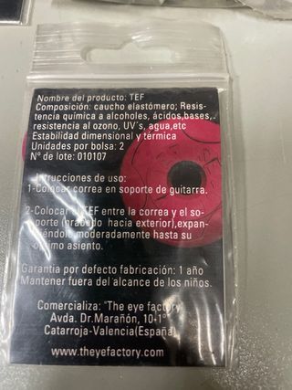 Chiusure di sicurezza per chitarre e bassi