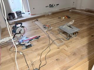 Instalación de tarimas