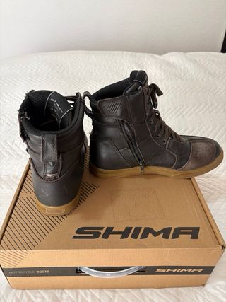 Botas de moto SHIMA marrones talla 43