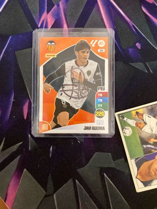 Cromo Javi Guerra firmado Panini EA Sports