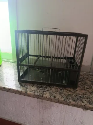 Jaula C2 con cajón marrón