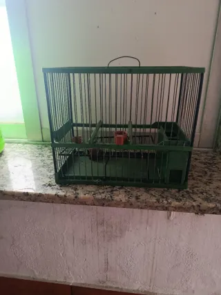 Jaula C2 con cajón marrón