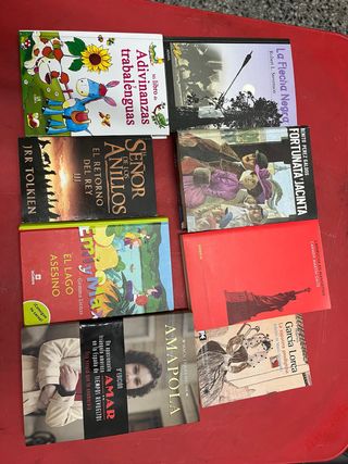 Lote 8 libros infantiles y juvenil