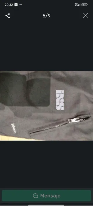 Pantalón Moto Cordura Talla XL Negro