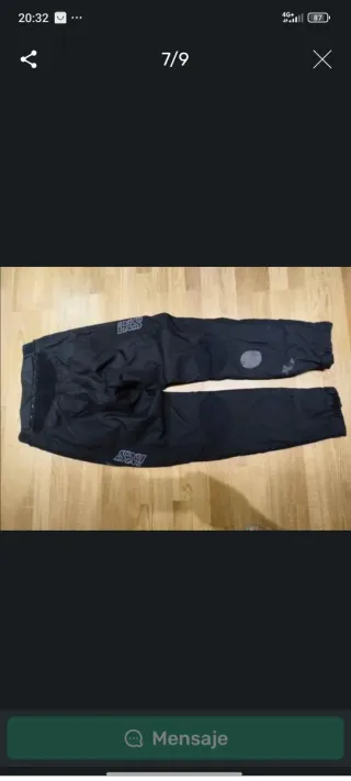 Pantalón Moto Cordura Talla XL Negro