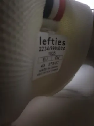 Zapatillas Lefties Beige Talla 43 sin estrenar