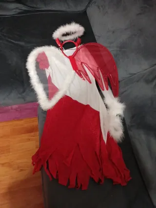 Disfraz Ángel Maligno/Bueno Talla Única