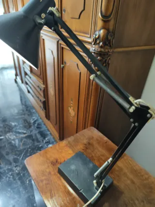 Lampada vintage metallo e plastica