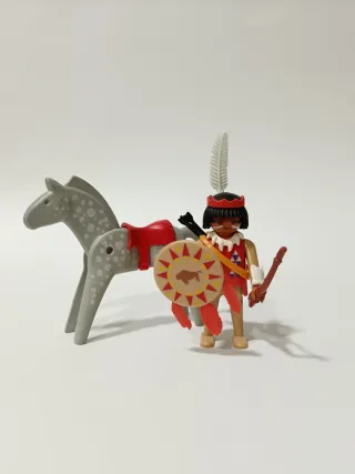 Playmobil Indio con Caballo y Accesorios