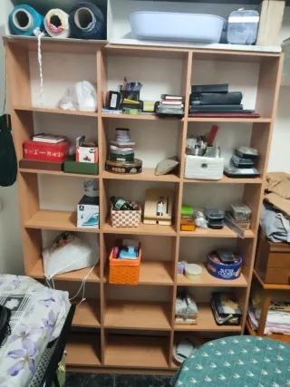 Estantería modular de madera