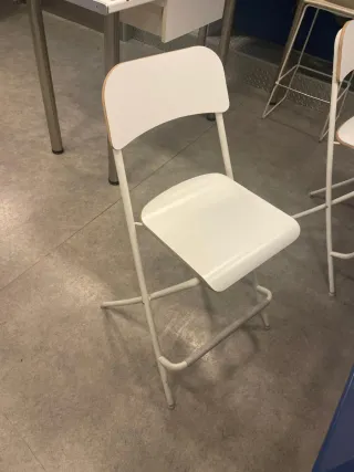 Sillas Altas Metal y Madera