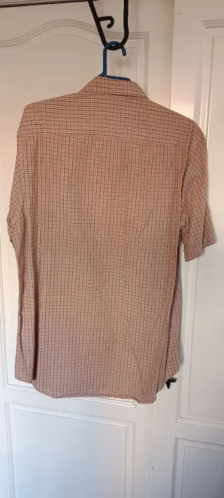 Camisa Xdye cuadros manga corta XL