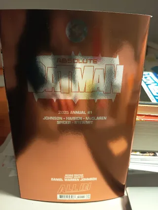 Absolute Batman Annual #1 Flamethrower Virgin Foil