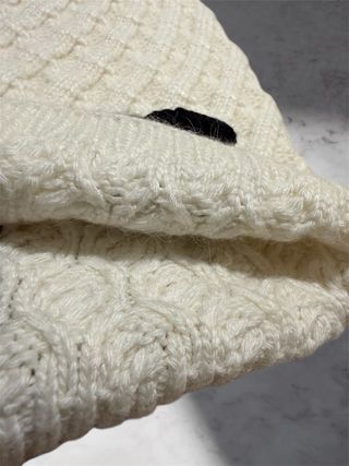 Gorro de Lana  – Color crema - MADE IN ITALY