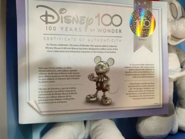 Collezione Disney 100 Anni Mickey Minnie