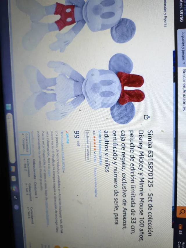 Collezione Disney 100 Anni Mickey Minnie