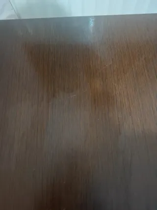 Mesa de centro madera y cristal. medidas 101x55x45