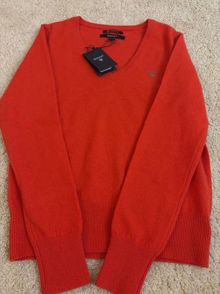 Jersey Gant Mujer Rojo