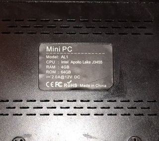 Mini PC Intel Negro