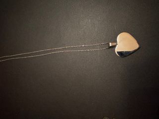 Colgante Corazón Acero con Cadena 60cm