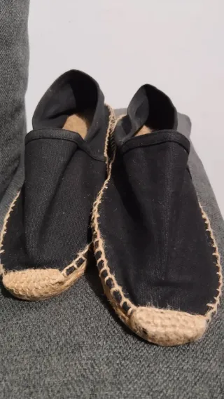 Zapatillas Esparto Hombre Talla 45 Negras